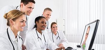 Healthcare professionals prepare for credential exams online